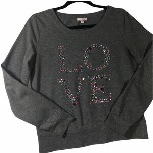 Sweatshirt BONGO LOVE Sequin Size Med